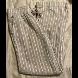 Briggs Women’s Linen Blend Pants, Size Small